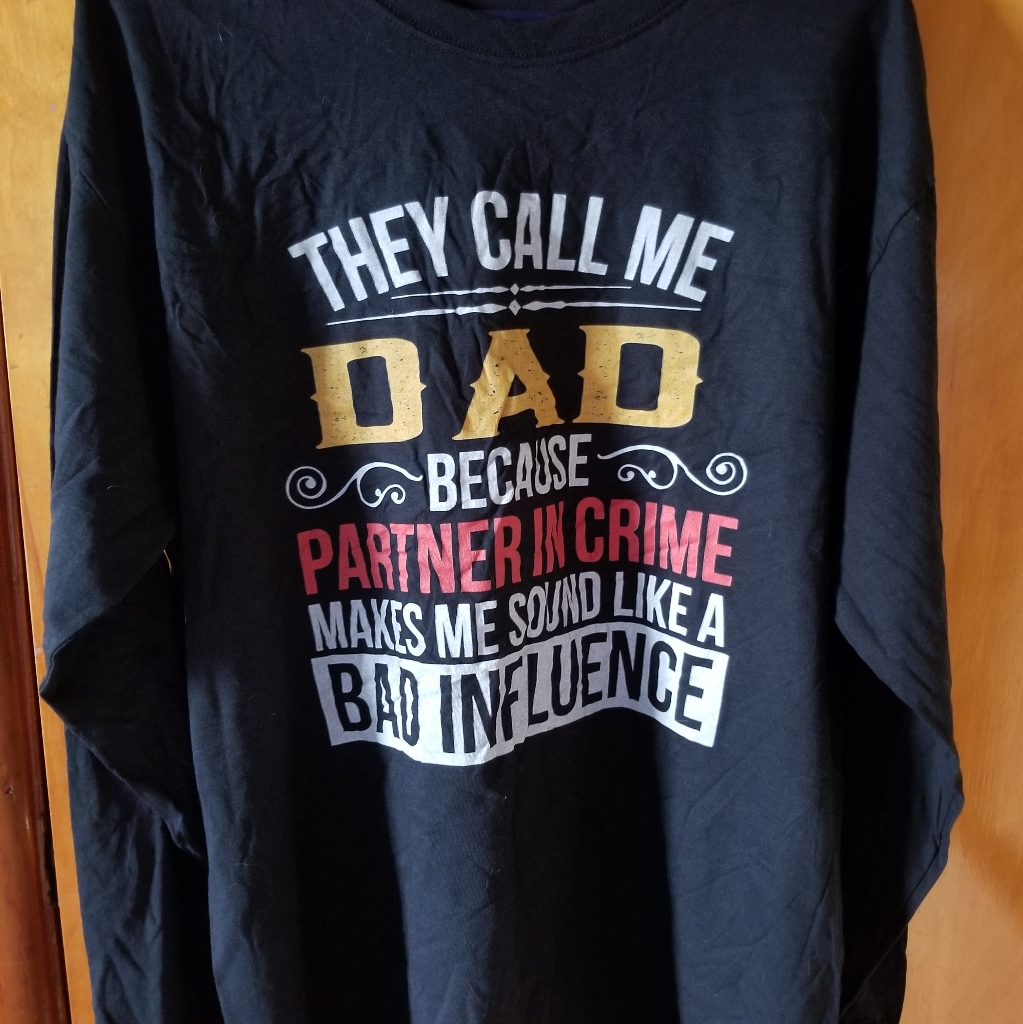 Dad Long Sleeve Lg Fruit Of The Loom T-Shirt